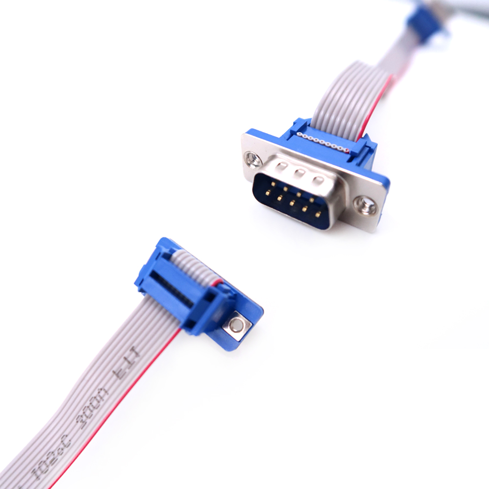 dB9 Male to Female Connector D-SUB Cable Flat Ribbon Cable from China ...